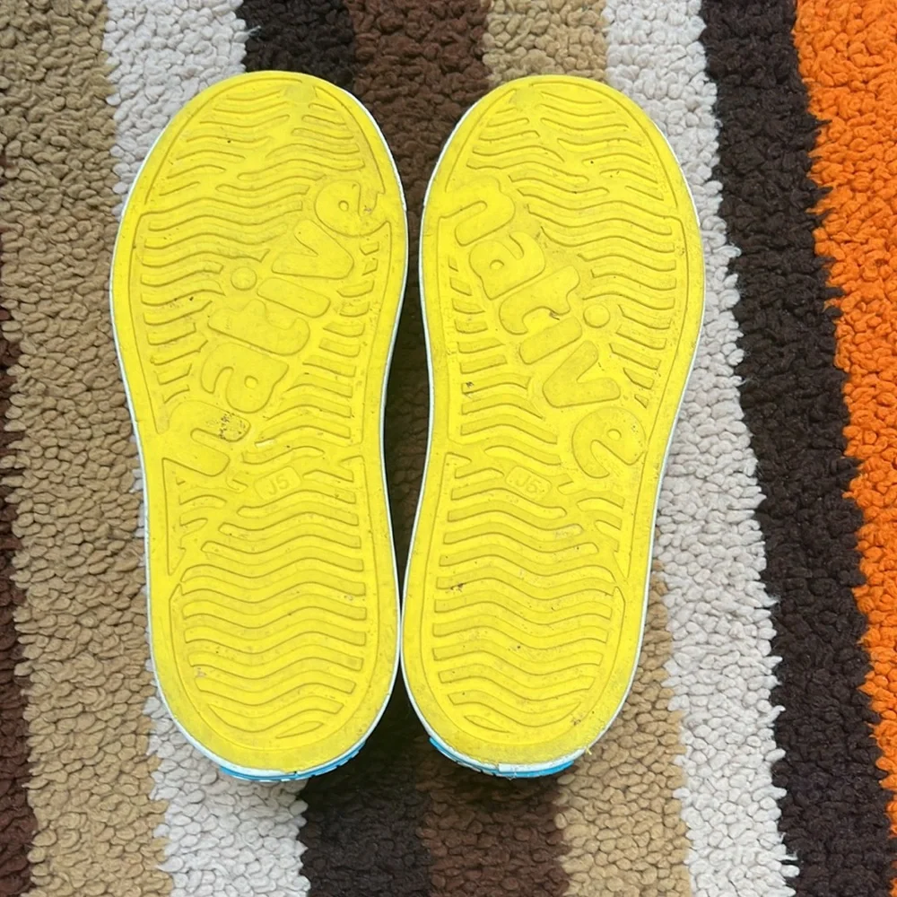 Native Kids Shoes Yellow